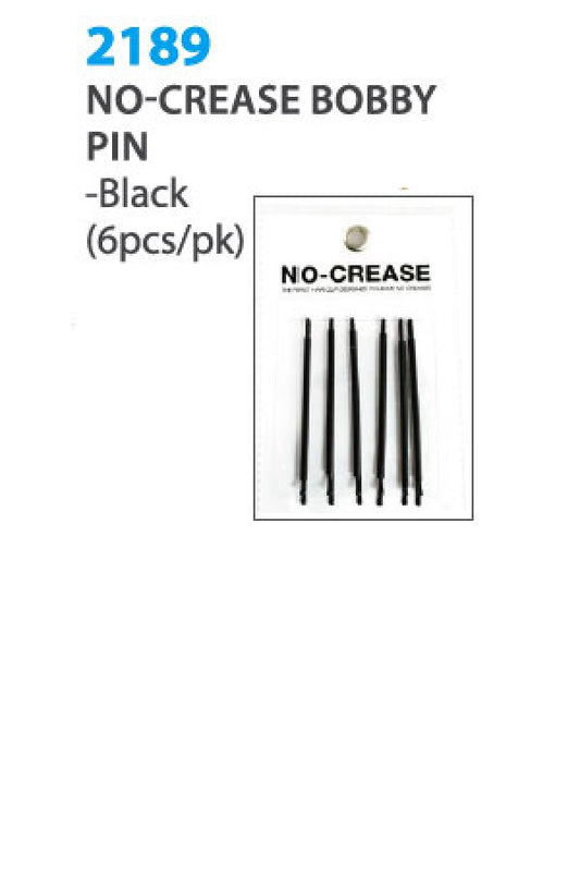 No Crease Bobby Pin (6pcs/pk) 2189 Black - pk