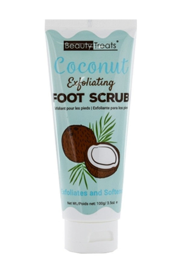 BTS106-87 Beauty Treats Coconut Foot Scrub 12/ds-ds
