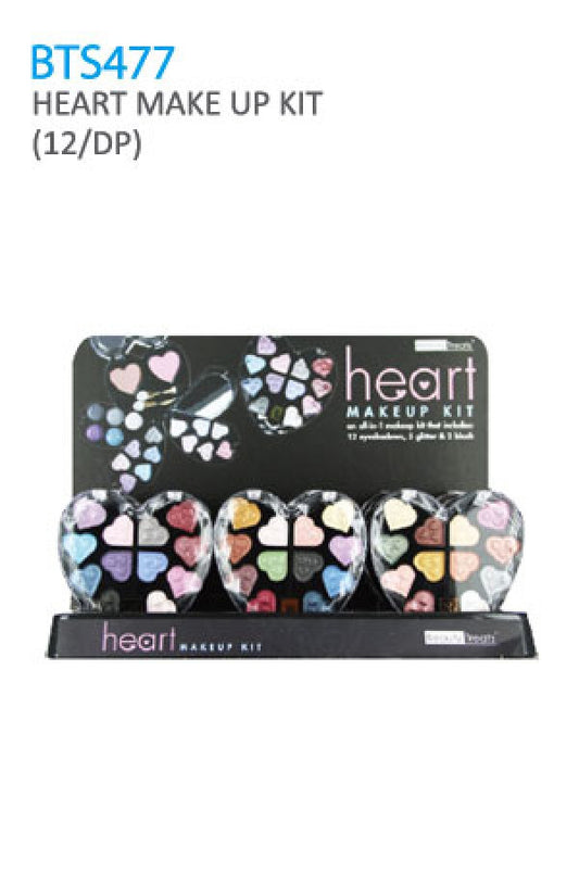 BTS477-30 Beauty Treats Heart Makeup Kit 12/DP
