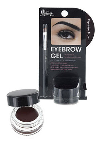 BTS820-02-74 2nd Love Eye brow Gel with Brush Espresso Brown -ea