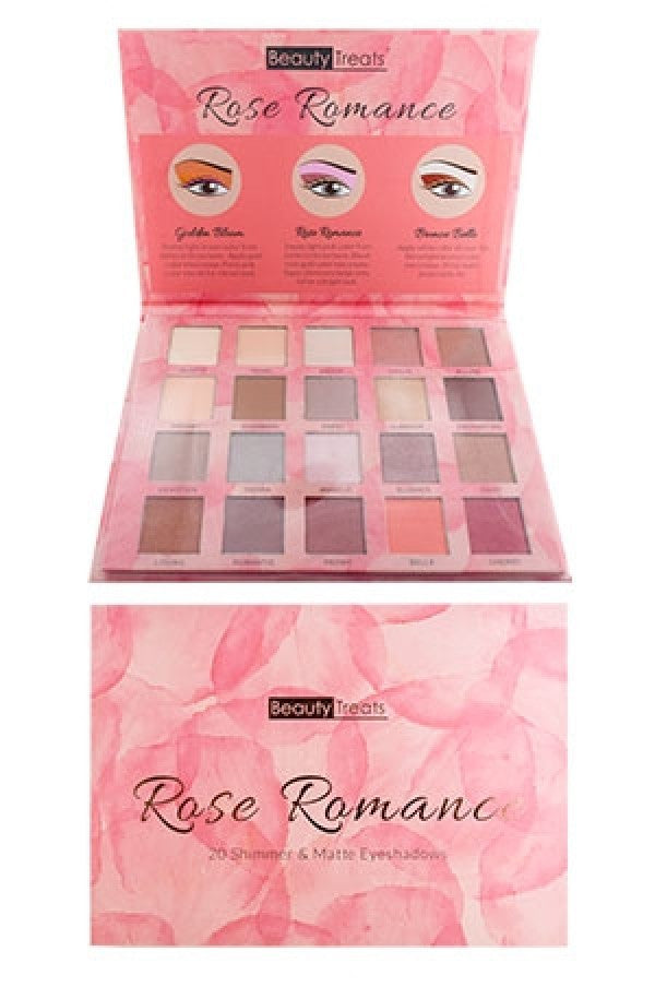 BTS947-82 Beauty Treats Rose Ramance Eyeshadow Pallette