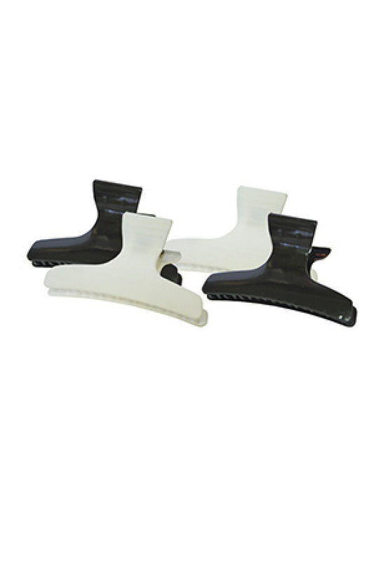 Butterfly Clamp (M) CL2202 Black & White 1084 -pk