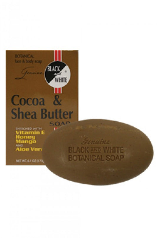 Black & White-4 Cocoa Shea & Butter Soap (6.1 oz)