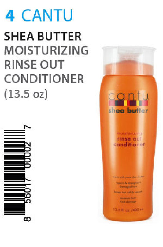 Cantu-4 Shea Butter Moist. Rinse Out Conditioner (13.5oz)