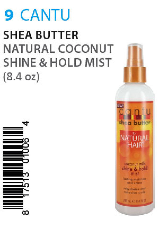 Cantu-9 Shea Butter Natural Coconut Shine & Hold Mist (8.4oz)