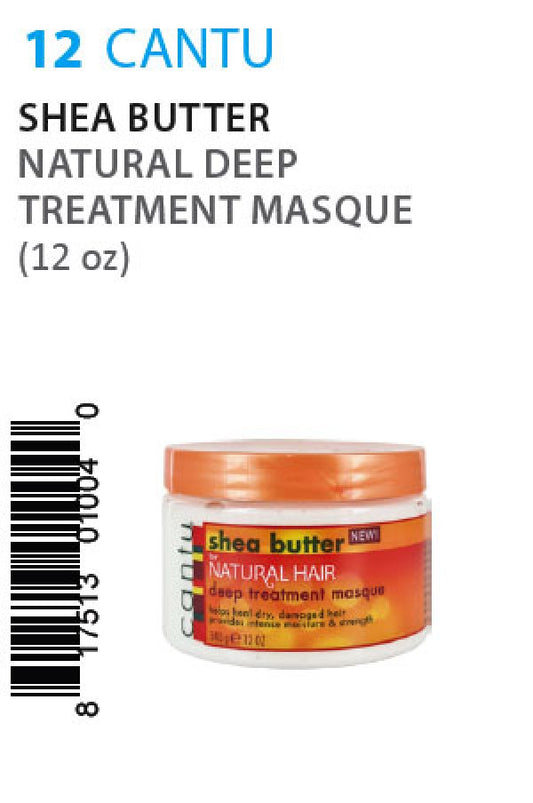 Cantu-12 Shea Butter Natural Deep Treatment Masque (12oz)