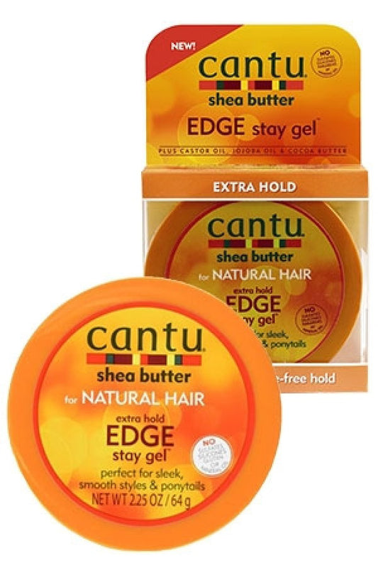 Cantu-48 Shea Butter Extra Hold Edge Style Gel (2.25 oz)