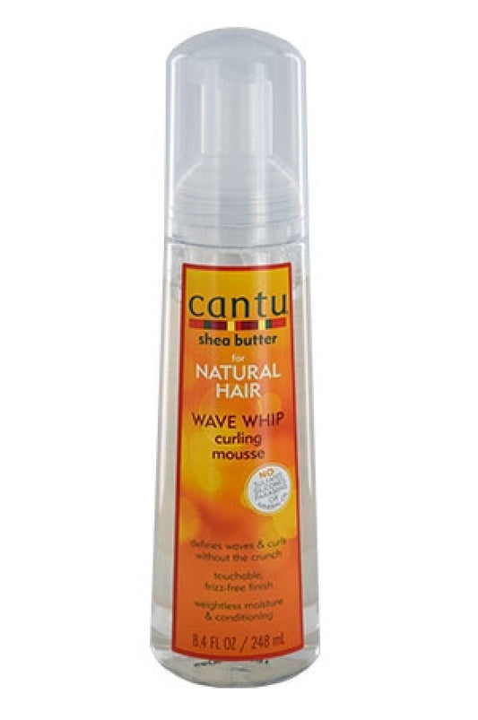 Cantu-50 Shea Butter Natural Wave Whip Curing Mousse (8.4 oz)