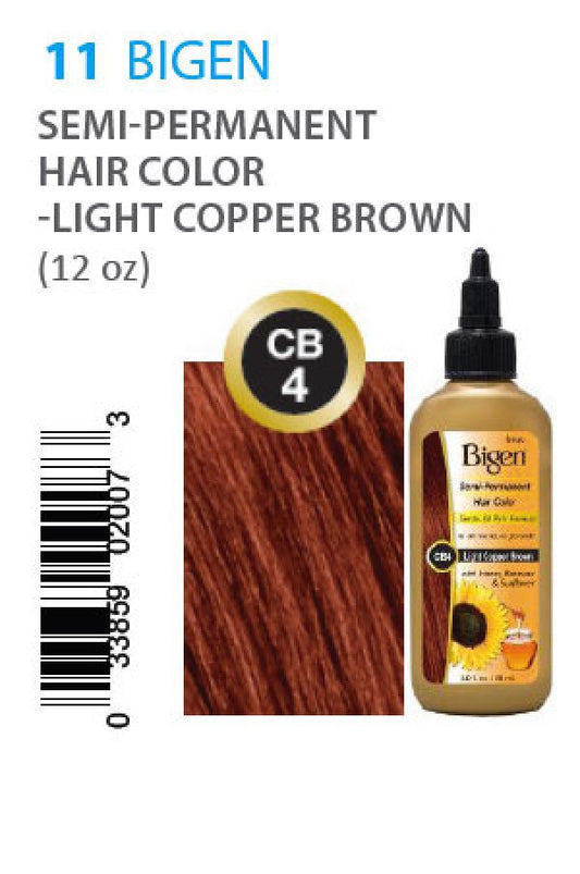 Bigen-11 Semi-Permanent Hair Color CB4 Ligh Copper Brown