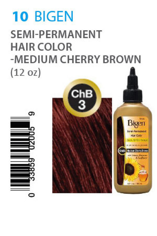 Bigen-10 Semi-Permanent Hair Color ChB3 Medium Cherry Brown