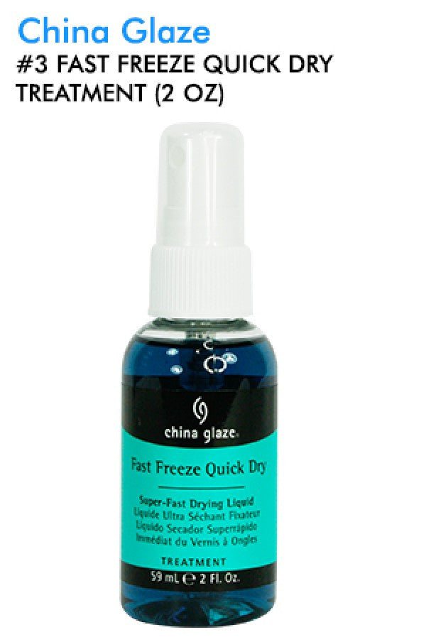 China Glaze-3 Fast Freeze Quick Dry Treatment (2 oz)