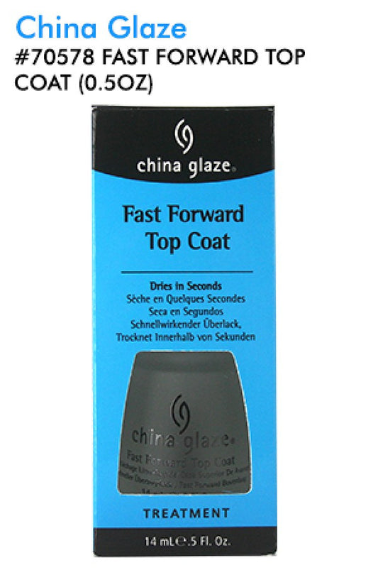 China Glaze-70578 Fast Forward Top Coat (0.5 oz)