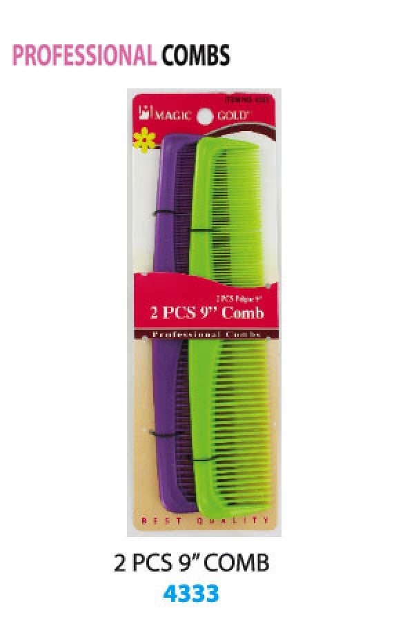 Magic Gold-4333/1221 2pc 9" Comb Assort -dz