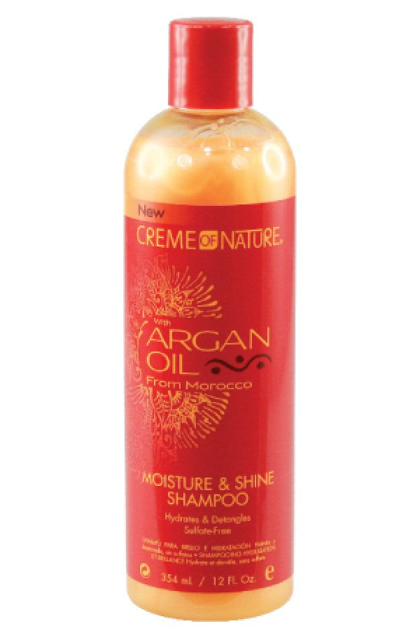 Creme of Nature-58 ARGAN OIL FROM MOROCCO Moisture & Shine Shampoo 12oz