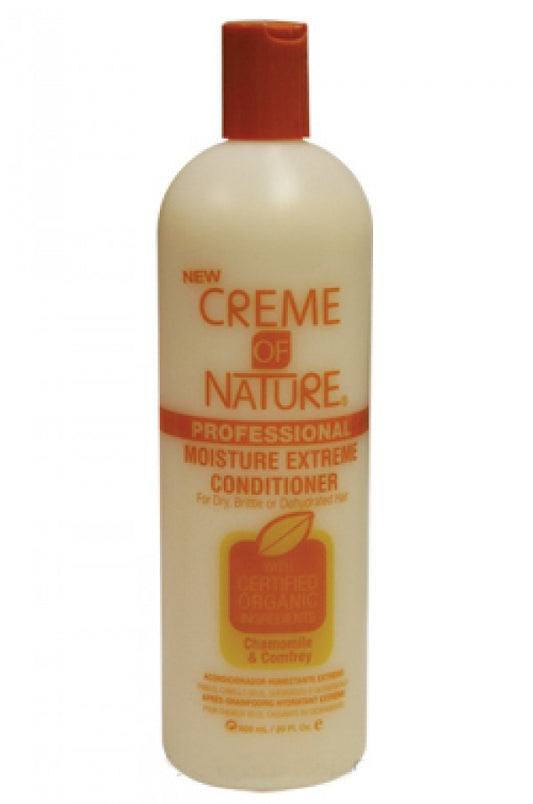 Creme of Nature-23 Chamomile & Comfrey Moisture Extreme Conditioner (20oz) for Dry, Brittle or Dehydrated Hair