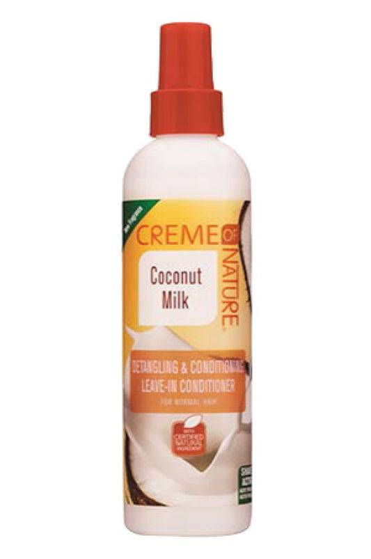 Creme of Nature-85 Coconut Milk Detangling & Conditioning Leave-In Conditioner (8.45oz)