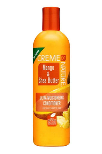 Creme of Nature-87 Après-shampooing ultra hydratant à la mangue et au beurre de karité (12 oz)