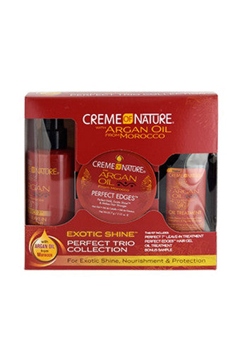 Crème de Nature-99 Trio d'huile d'argan Collection parfaite
