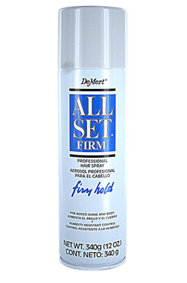 De Mert-13 All Set Firm Hold Hair Spray(12oz)-Blue