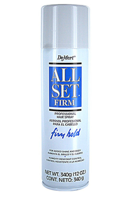 De Mert-13 All Set Firm Hold Hair Spray(12oz)-Blue