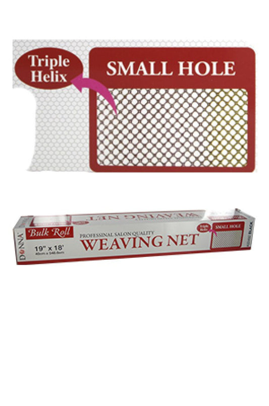 22492-Donna Bulk Roll Weaving Net (19"*18ft ) small Hole Black-ea