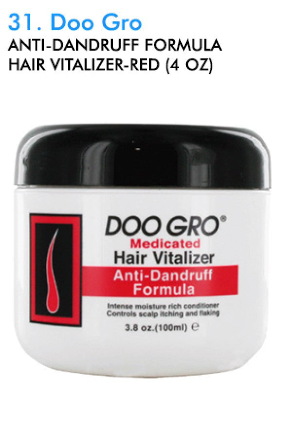 DooGro-31 Anti-Dandruff Formula Hair Vitalizer-Red (4 oz)