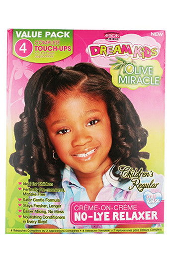 Dream Kids-17 Olive Miracle No-Lye Relaxer (4 Retouches) - Regular