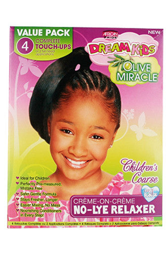 Dream Kids-18 Olive Miracle No-Lye Relaxer (4 retouches) - Grossier