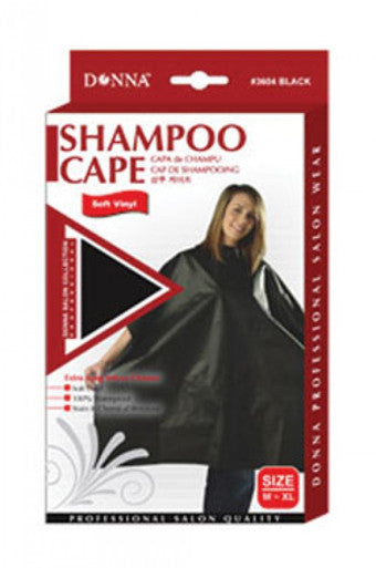 Donna Shampoo Cape  - (Soft Vinyl) M-XL