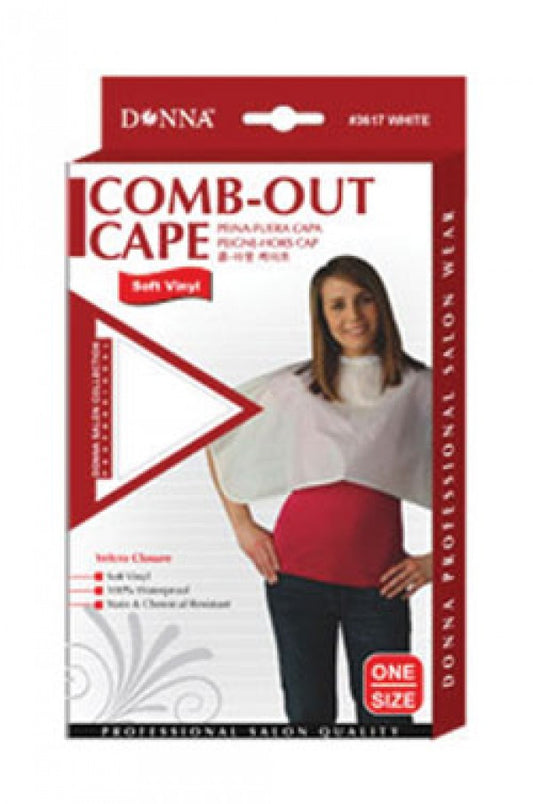 Donna Comb-Out Cape tie string (Soft Vinyl) - One Size