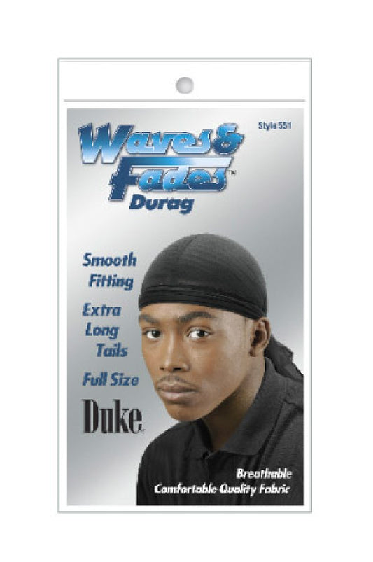 Duke-24 Waves & Fades -551 Durag-Black