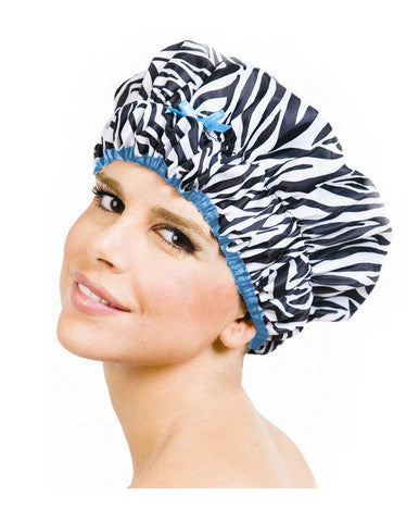 FASHIONISTA SHOWER CAP SASSY STRIPES