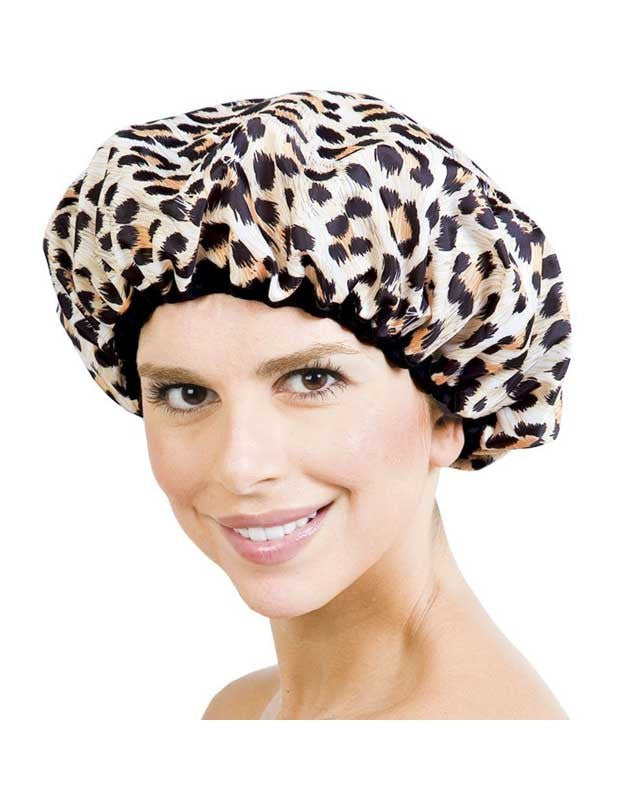 SOCIALITE SHOWER CAP SAFARI SPOTS