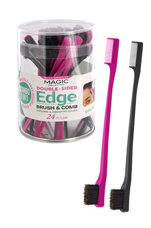 Magic-EDGE01JAR Edges Brush 2-In-1 (24/jar) -Jar