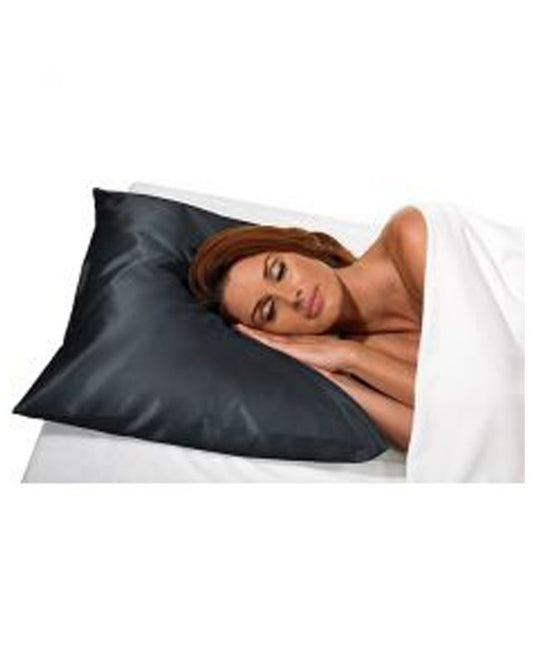 Satin Pillowcase Charcoal Grey