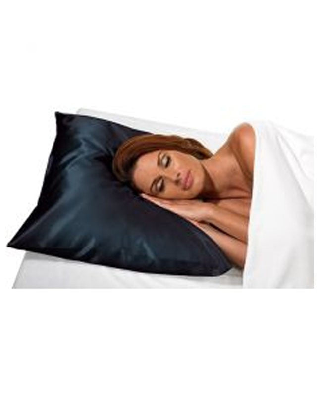 Satin Pillowcase Navy