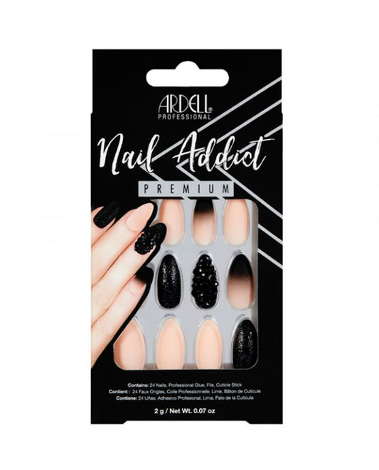 Ardell Nail Addict Black Stud