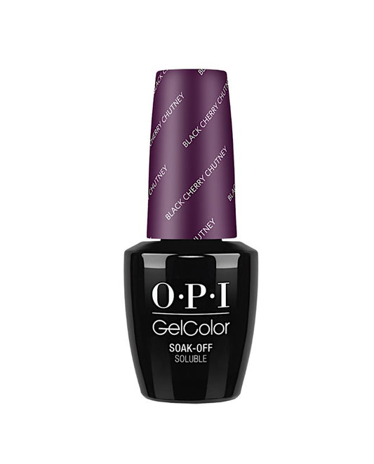 OPI GELCOLOR BLACK CHERRY CHUTNEY