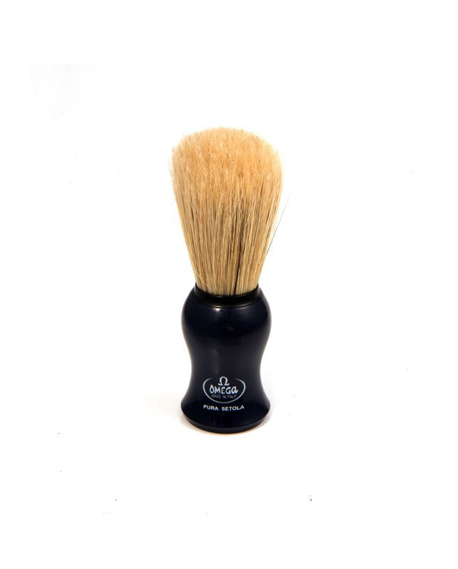 Omega Hog Bristle Shave Brush