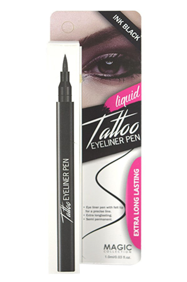 Magic  Water proof Pencil Tattoo Eyeliner Black 12pc EYE1009 BLA - ds