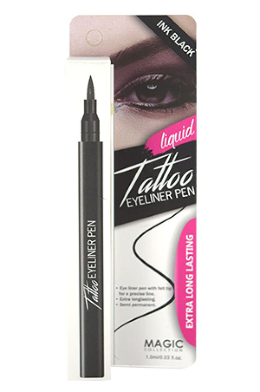 Magic  Water proof Pencil Tattoo Eyeliner Black 12pc EYE1009 BLA - ds