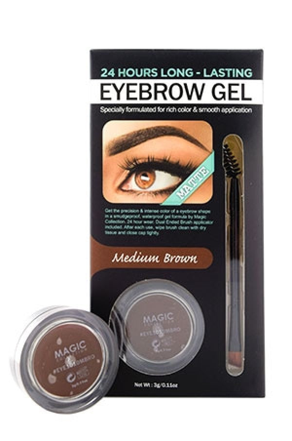 Magic  EYE1010MBRO Waterproof Eyebrow Gel M Brown,12/ds