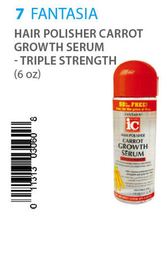 Fantasia-7 IC Hair Polisher Carrot Growth Serum (6oz)