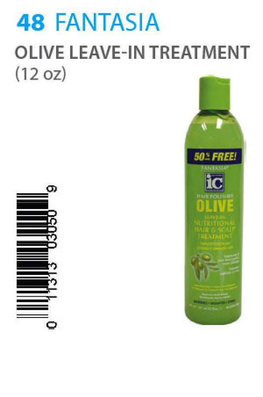 Fantasia-48 IC Olive Nutritional Leave-In Treatment (12oz)