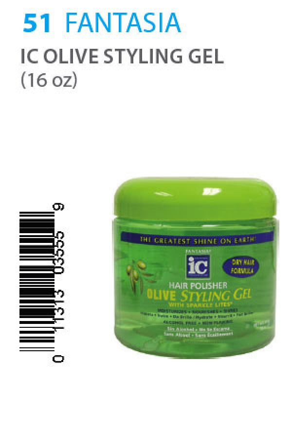 Fantasia-51 IC Olive Styling Gel (16oz)