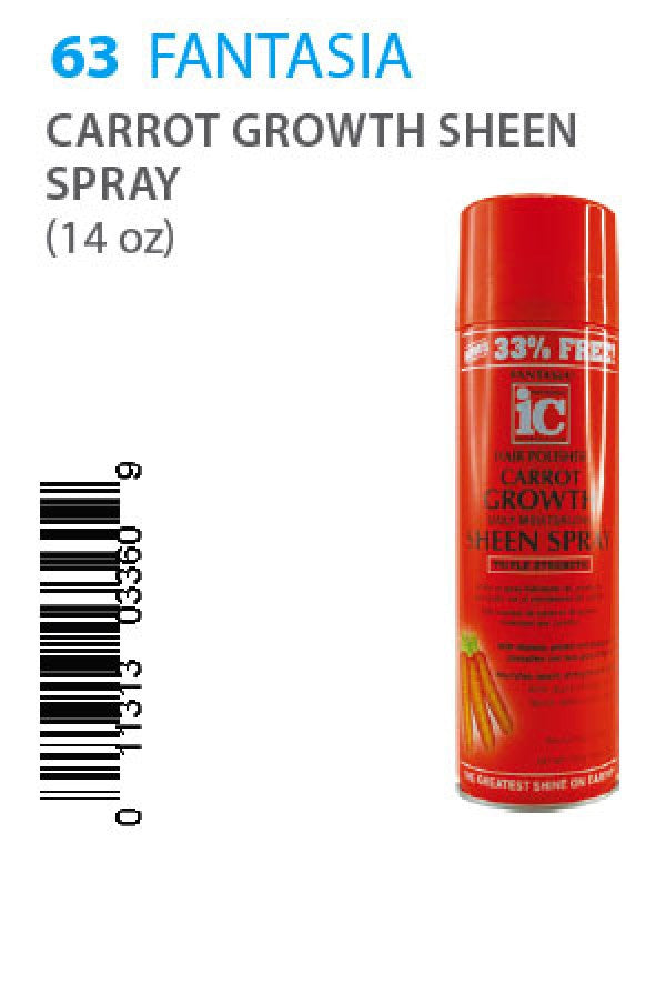 Fantasia-63 IC Carrot Growth Sheen Spray (14oz)