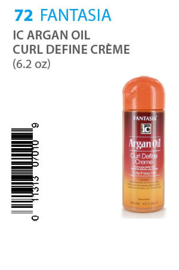 Fantasia-72 IC Argan Oil Curl Define Creme (6.2oz)