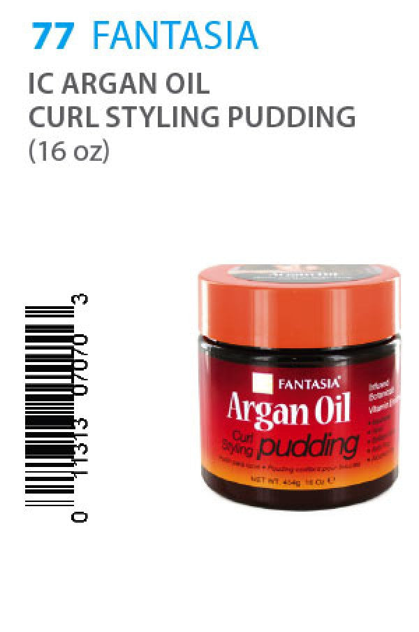 Fantasia-77 IC Argan Oil Curl Styling Pudding (16oz)