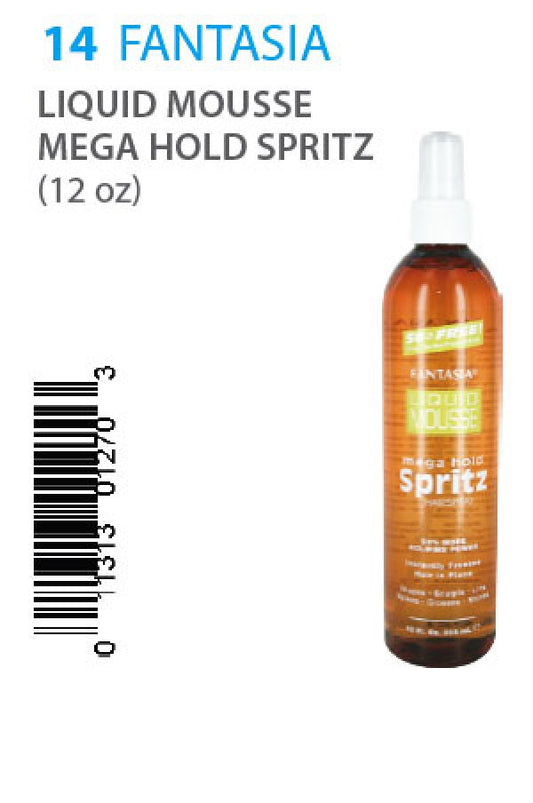 Fantasia-14 Liquid Mousse Mega Hold Spritz (12 oz)