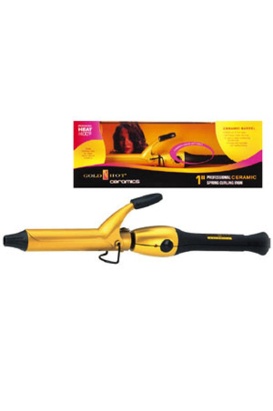 Gold'N Hot GH2150 Ceramic Curling Iron 1 1/4"